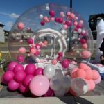 Bubble house Barbie party rental